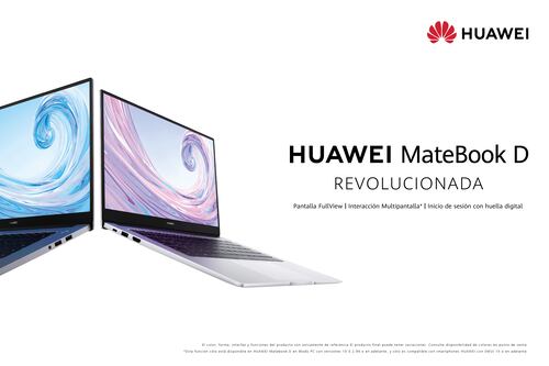 Llegaron las nuevas Matebook D Series de Huawei: Laptops con estilo y potencia para esta Navidad